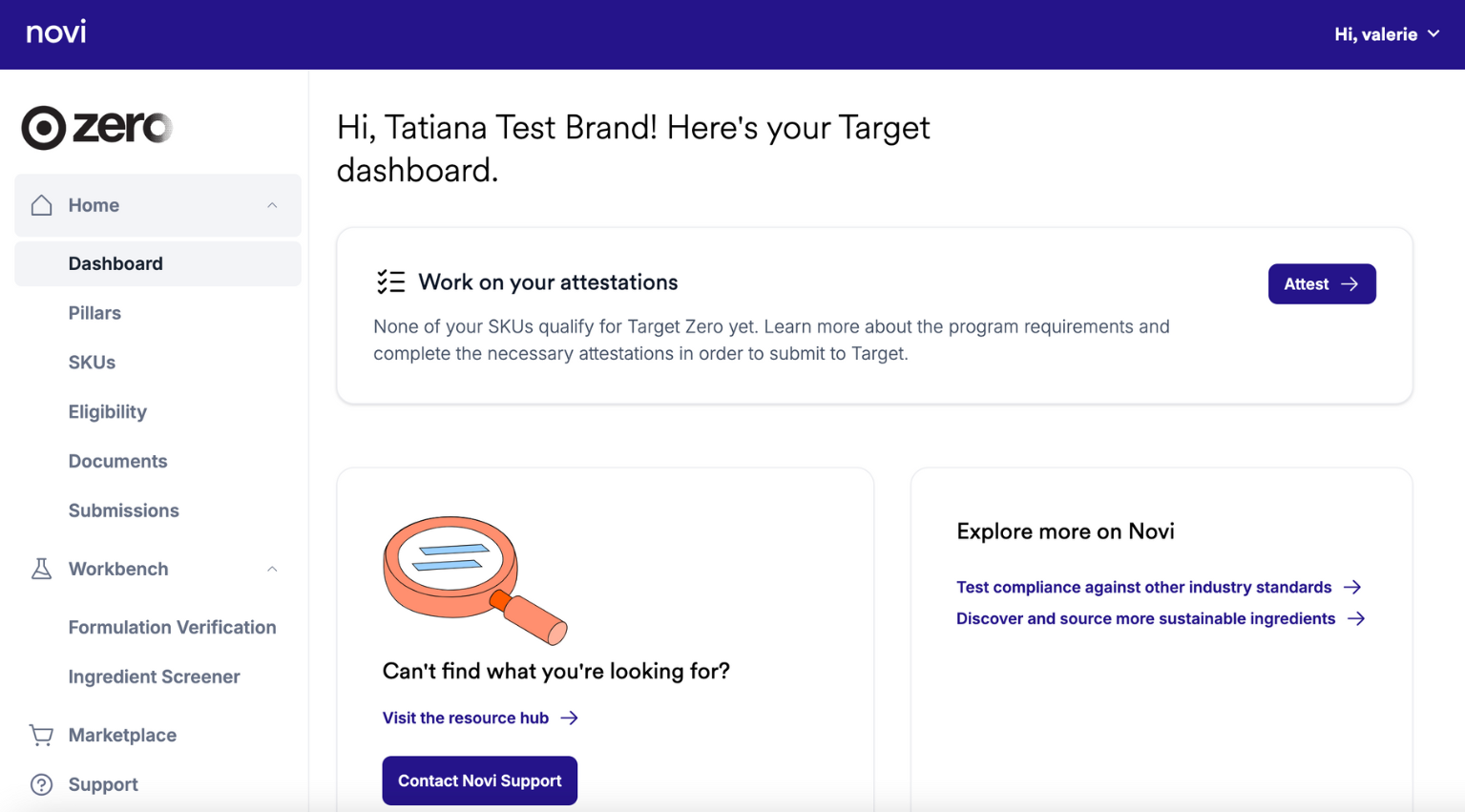 How do I log in to my Target x Novi Portal?